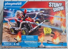 Playmobil Stunt Show #70554, Feuerwehrlöscheinsatz mit Quad, neu