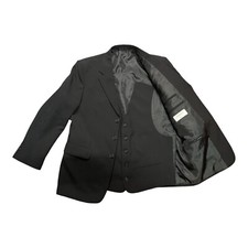 CANDA Herren Gr. 25 | Sakko + Weste | Zu Anzug 2-teilig | Schwarz