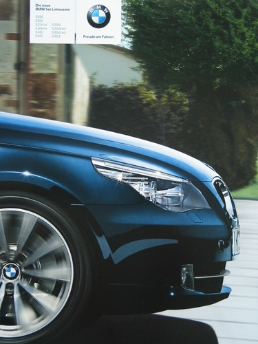 Prospekt brochure bmw e60 5er - brochure,