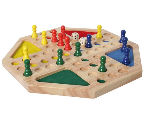 Ludo achteckig brettspiel - achteckig,