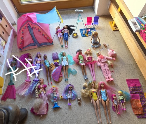 Riesiges barbie set camping - riesiges,
