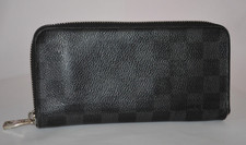 Louis Vuitton Geldbörse Vasco Zippy Geldbeutel Damier Graphite