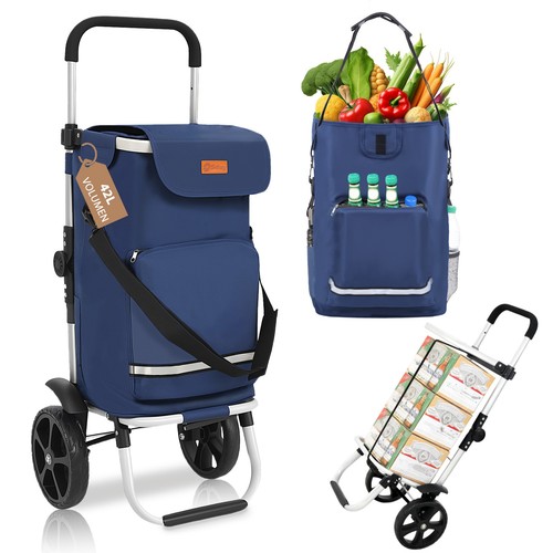 Einkaufstrolley klappbar aus - einkaufstrolley,