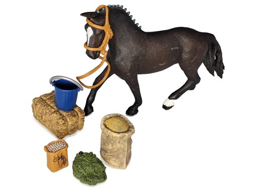 Schleich pferd mit zubehör - schleich,