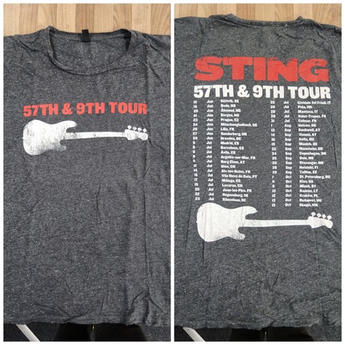 Sting tour shirt 2017 - sting,