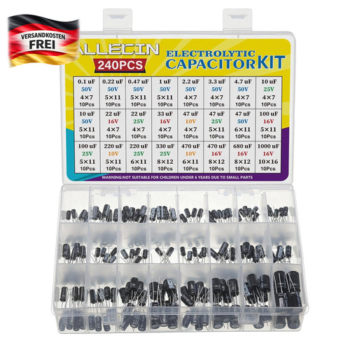 Elko kondensator set stück - elko, 24
