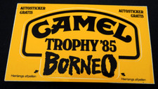 Werbe aufkleber camel trophy - camel,