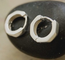 Massiv 6-eckige Klappcreolen