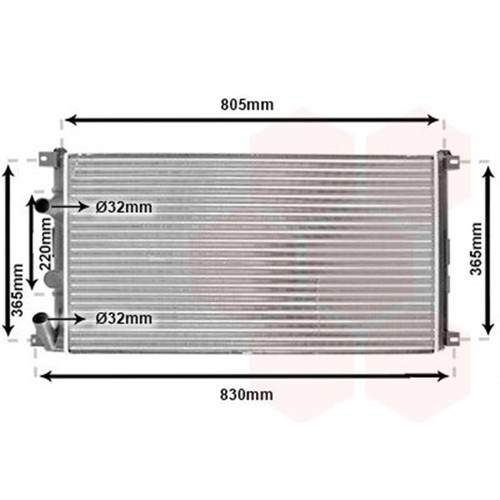 Van wezel motorkühler für - van,