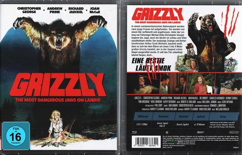 Grizzly blu ray - grizzly, blu-ray