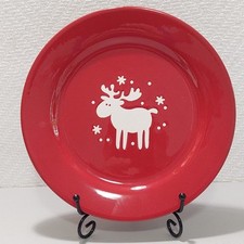 Wächtersbach Fun Factory Keramik Kuchenteller Elch Emma 21cm in rot mehrere vorh