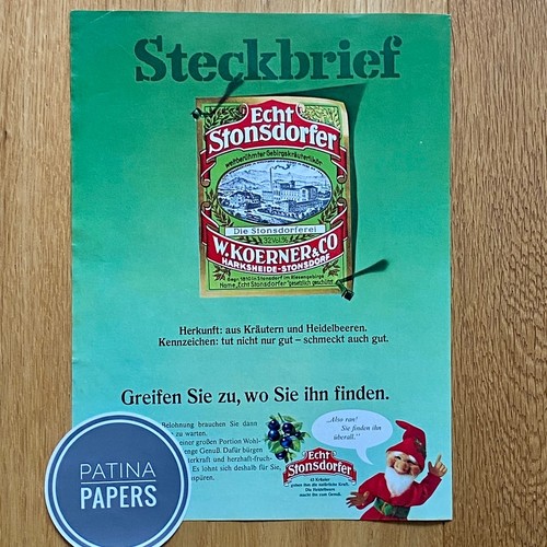 1968 echt stonsdorfer koerner - 1968,