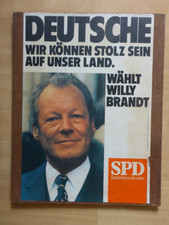 Original Wahlplakat  SPD Willy