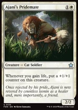 Magic mtg ajani pridemate - ajani's,
