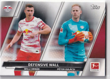 Topps Bundesliga Fußball 2021/22 Nr. 196 Willi Orban & Peter Gulacsi