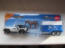 Siku   Jeep Wrangler  mit Pferdeanhänger     1651    sehr selten