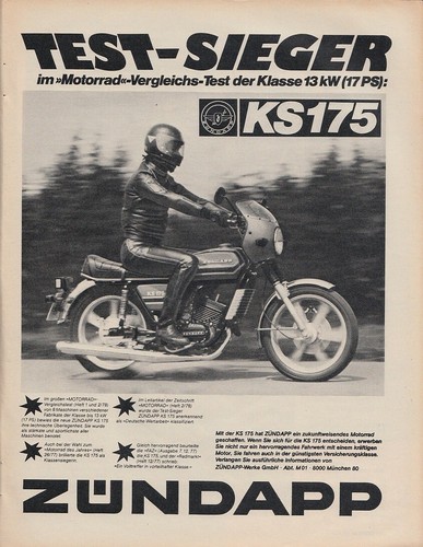 Zündapp 175 reklame - ks,