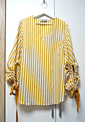 Gestreifte bluse oberteil - gestreifte, bluse,