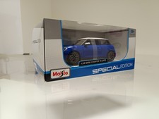 Modellauto Maisto Mini Cooper SE blau 1:24 offizielles Sammlermodell