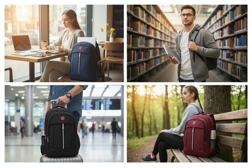 Business rucksack laptopfach - business,