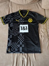 BVB Borussia Dortmund Auswärtstrikot 22/23 Gr M Puma Echte Liebe Flock