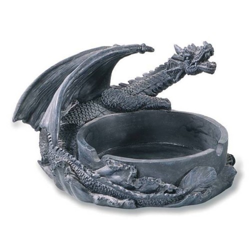 Drache umschlingt aschenbecher - drache,