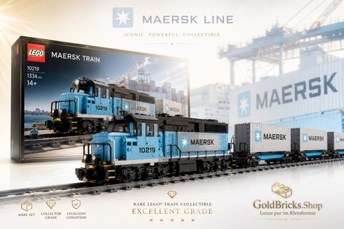 Lego 10219 maersk - train, misb