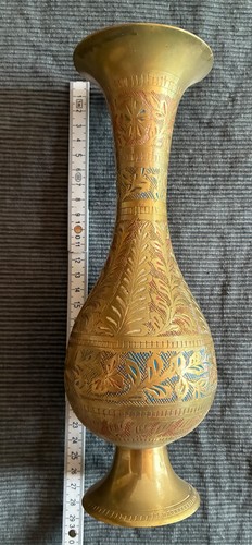 Messing vase indien - messing‑vase,