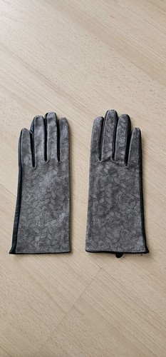 Leder handschuhe schwarz 7 - ca,