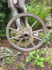 altes Wagenrad, Leiterwagen -
