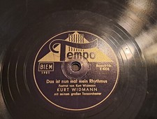 Schellackplatte Kurt Widmann/ Horst Winter: Das ist nun mal mein Rhythmus