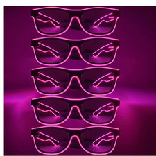 LED Sonnenbrille Neon Flexibel