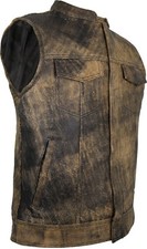 Mens Vintage Brown Leather