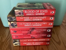 (7) Book Lot The Witcher A