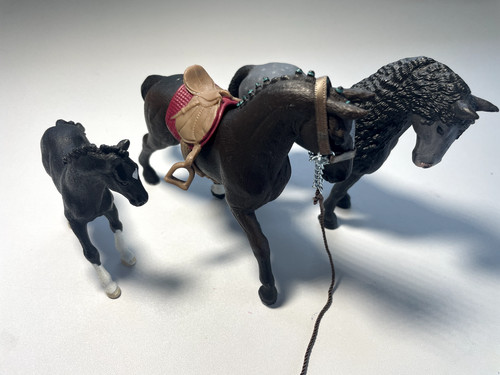 Schleich pferde schwarzes - schleich,