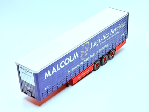 Corgi tri axle curtainside - tri-axle,