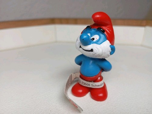 Schleich papa schlumpf denkend - schlumpf,
