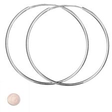 Creolen Creole 925 echt sterling Silber Ohrringe silbern 8 12 16 20 25 40 75 mm