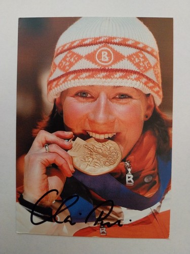 Claudia pechstein autogramm - claudia,