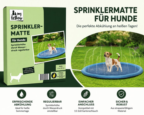 Sprinklermatte für hunde - sprinklermatte,