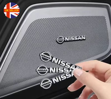 4 Stück für Nissan Emblem Embleme 3D Metall Aufkleber für Auto Dekoration UK Verkäufer