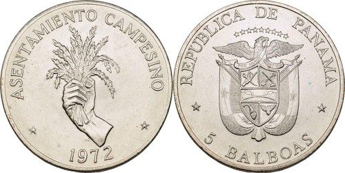 Panama balboas 1972 fao - balboas,