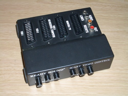 Video umschaltpult scart - video,