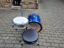 "Egerland Schlagzeug" Sonor Force 3007  "blue sparcle"  