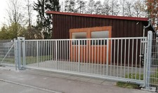 7,0x1,8 Meter Industrietor Schiebetor Hoftor freitragend - SOFORT verfügbar 