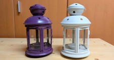 2 x Ikea Laternen  Lila und