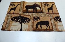 2 Stk.Tischset, Platzdeckchen, Afrika,  48 x 33 cm, Neu ohne OVP