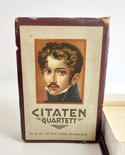 Antikes Kartenspiel "Citaten