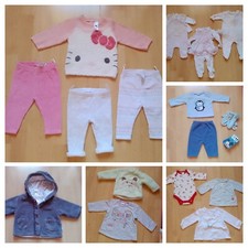Baby Erstausstattung Mädchen, Gr. 50/56 62/68, Paket Herbst Winter Neuwertig C&A
