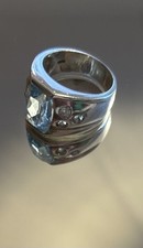 Damen Bandring Silber 925 mit